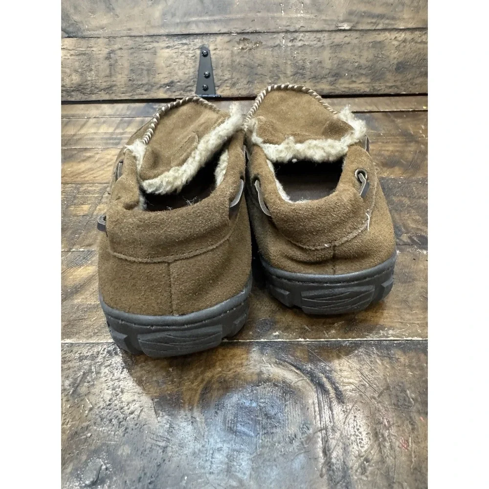 New CLARKS Men's HUDSON BAY II Slip-On Moccasin Shoes, TAUPE, 8M